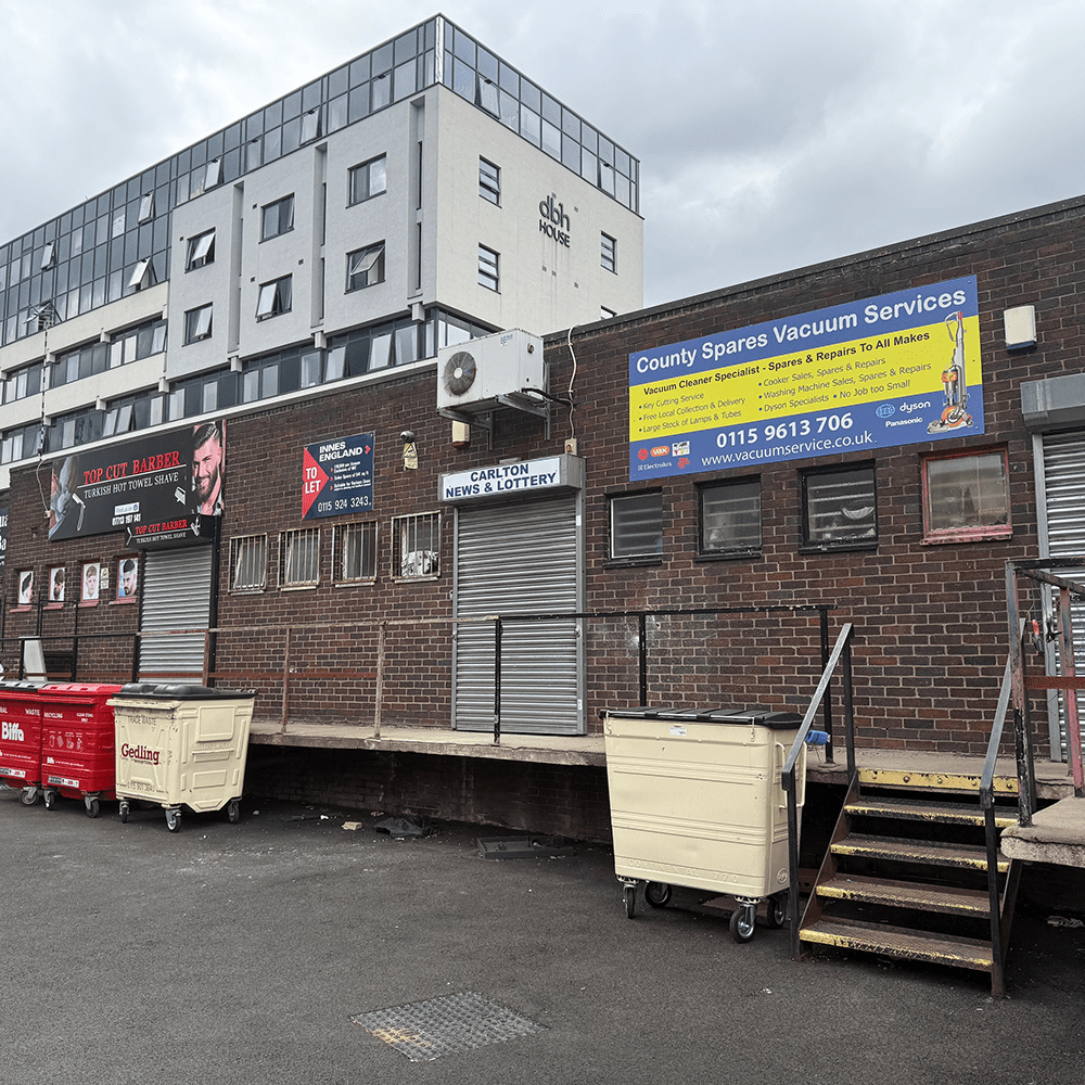 back-entrance-to-carlton-square-shops-nottingham-uk