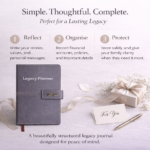 Legacy Planner | End of Life Planning Journal, Estate Organiser & Final Wishes Workbook - Image 7